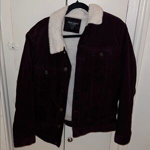 Sherpa-Lined corduroy Jacket